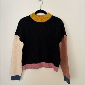 Central Park West Cable Knit Sweater